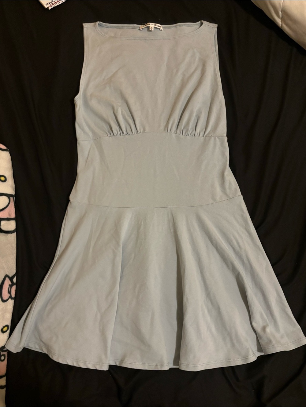 Reformation Light Blue Midi Dress